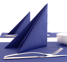 SERVILLETAS AIRLAID 40X40 ECOFRIENDLY AZUL