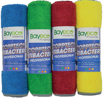 BAYETA MICROFIBRA 35X40 ANTIBACTERIAS COPPTECH ROJA