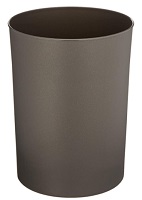 Papelera 11 Lt Gris Metal