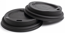 TAPA PS NEGRA PARA VASO DE 6 OZ. 180 ML.