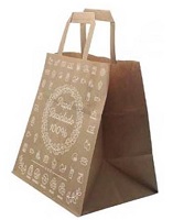 BOLSA KRAFT100%REC. ASA PLANA 34+16X34CM