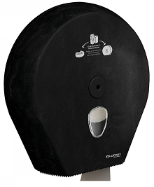 DISPENSADOR HIGIENICO INDUSTRIAL ALPE ECONATURAL NEGRO
