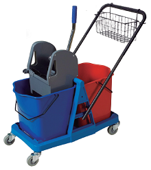 CARRO NEPTUNO MAXI 2X25 LTS. CON CESTA 8074A
