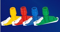 Pinza plástico roja mopa