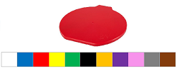 TAPA ALIMENTARIA PARA CUBO 15 L. ROJA