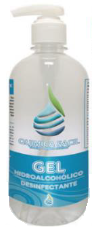 GEL HIDROALCOHOLICO 500 ML. C/CAÑA