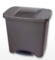 PAPELERA PEDAL BIN ECO 50LT METAL