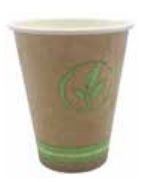 VASO PAPEL BEBIDA CALIENTE LAMINADO PLA 8OZ